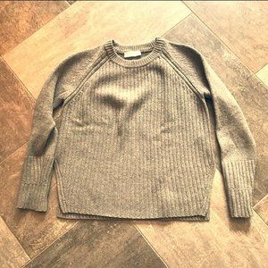 Everlane Ribbed Wool-Cashmere Crew